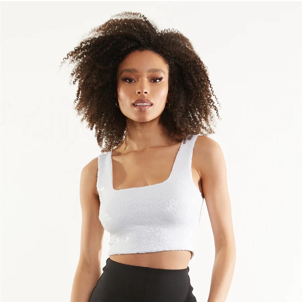 Commando Sequin Crop Top - Medium